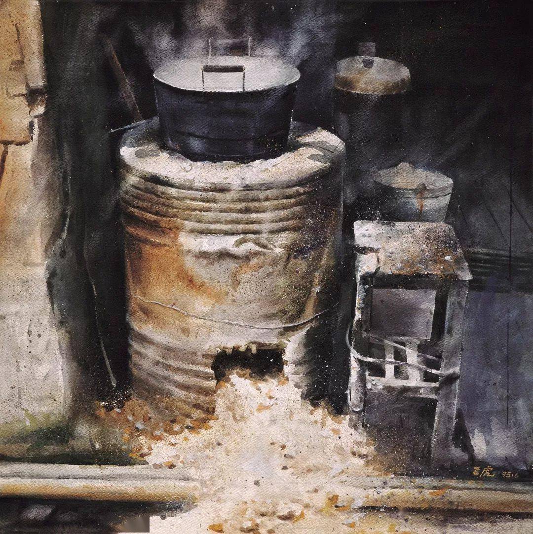 书画艺术1578期陈飞虎水彩作品欣赏