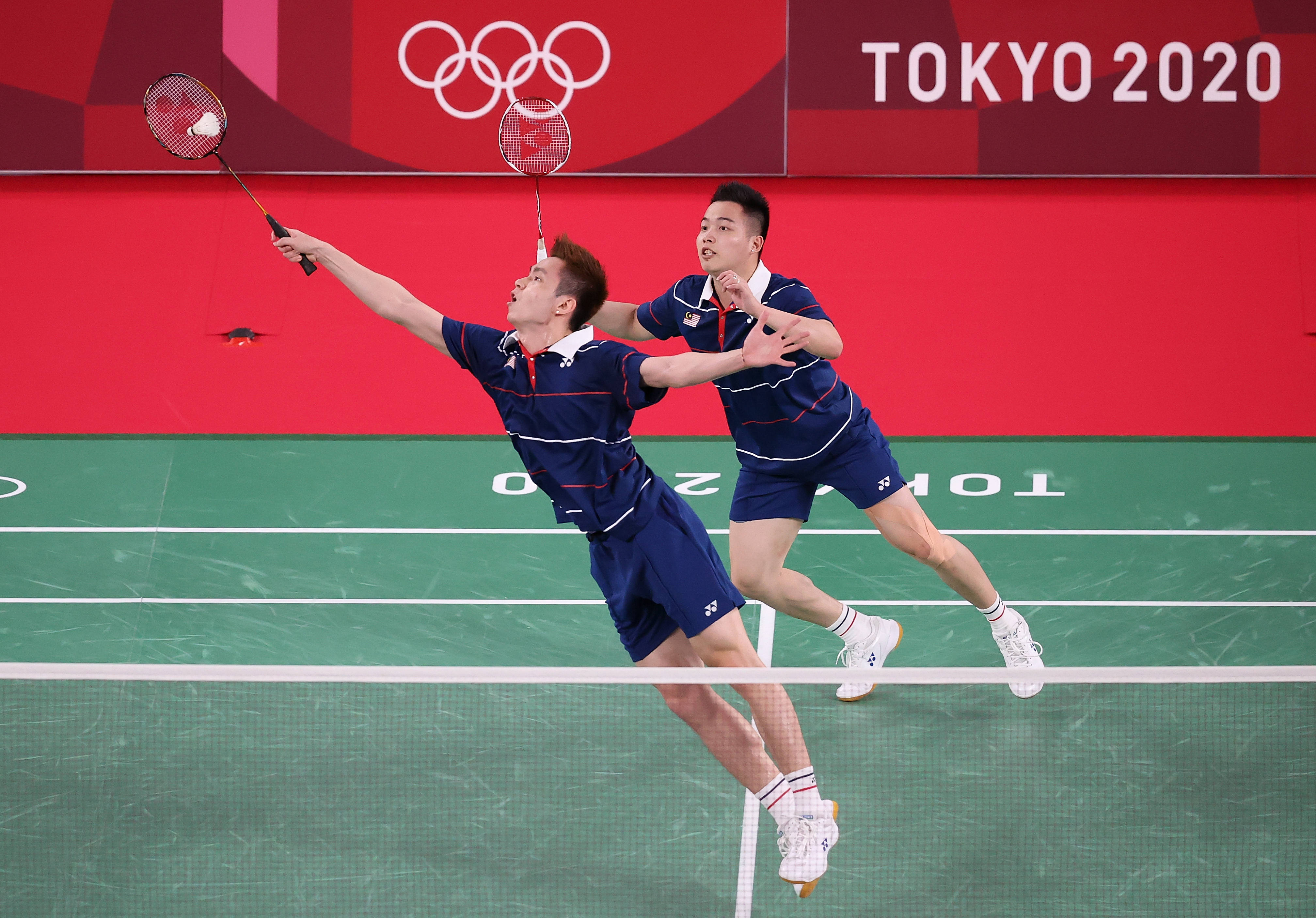 羽毛球男子双打马来西亚组合获得季军