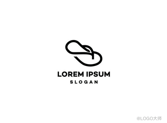 拖鞋元素logo设计欣赏