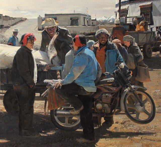 黄圣贤油画作品欣赏