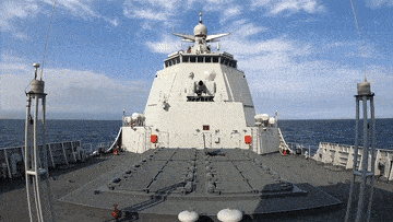 太燃了淮南舰导弹实射