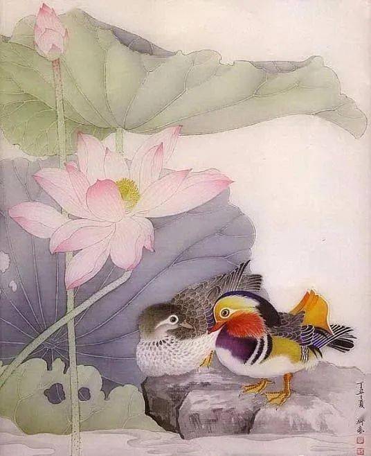 欣赏张克齐工笔花鸟12图典雅清丽朴素天然