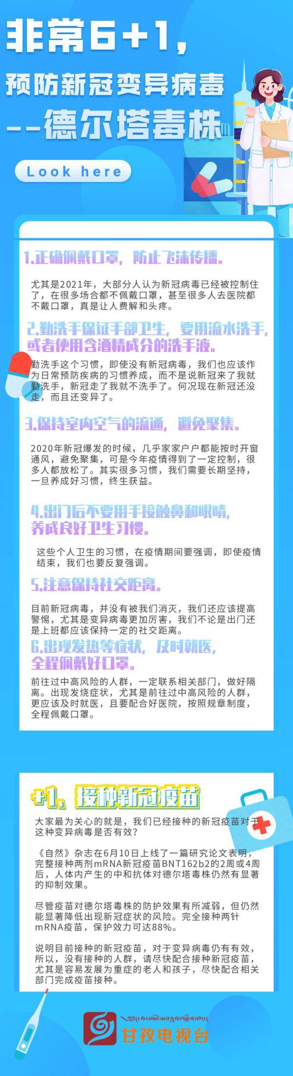 疫情|提醒|做好“非常6+1” 预防狡猾的“德尔塔”病毒