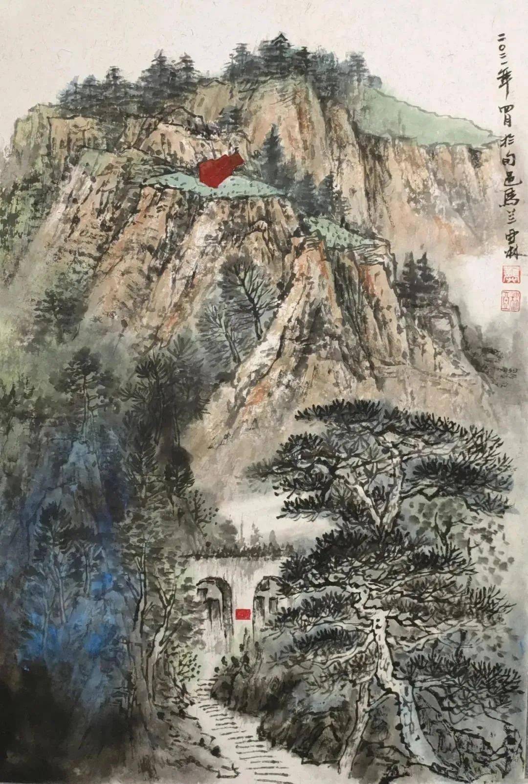 西安美协会员,陕西大长安国画院画家