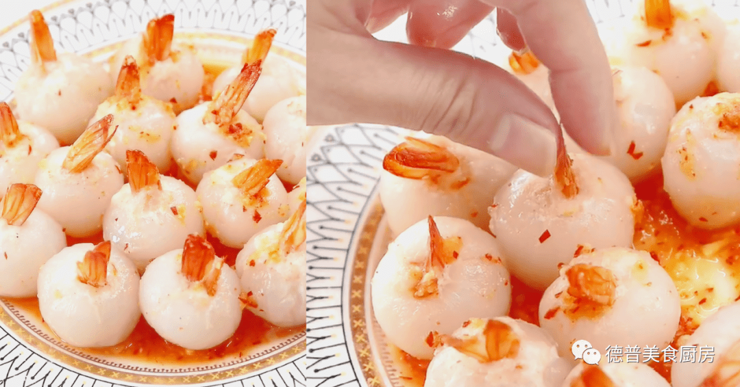 咸,鲜,甜都是它,解暑水晶荔枝虾