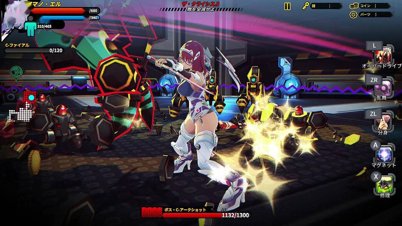 美少女摇晃动作游戏《粉碎之战》19日登陆switch