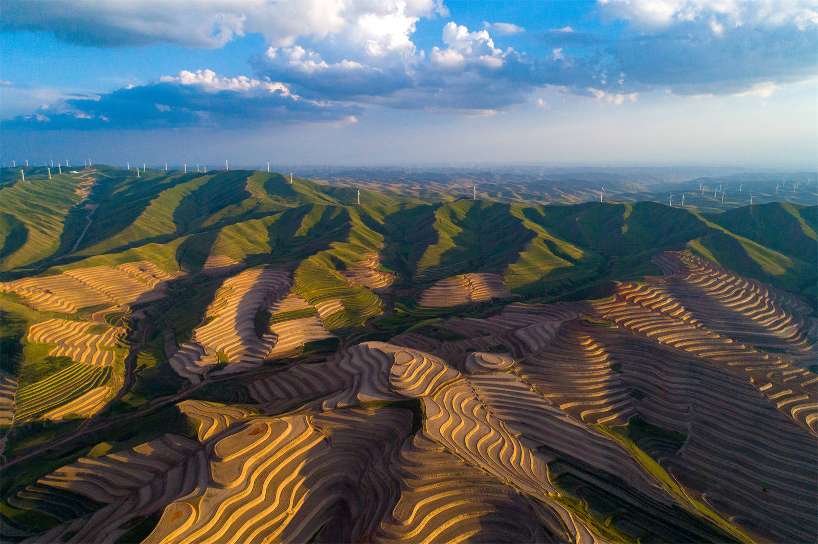 宁夏西吉高标准农田建设美如画_吉县