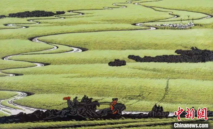 参展|“黑龙江省美术馆藏草原风情版画展”开展 尽展草原风情