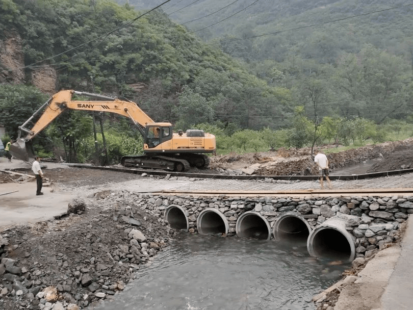 迅速行动3天新建2座为民桥疏浚沟道10公里