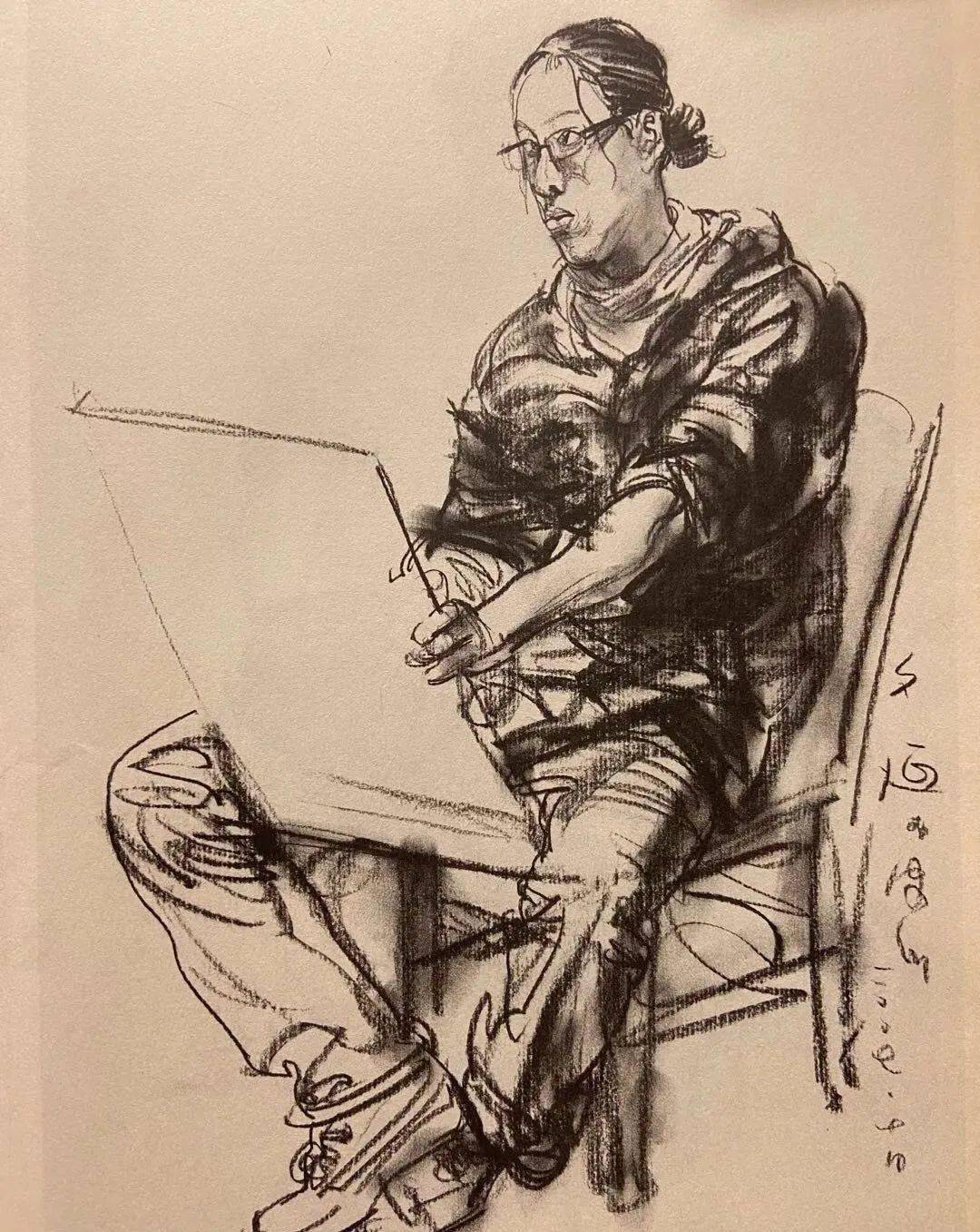 南开大学副教授张文恒速写欣赏