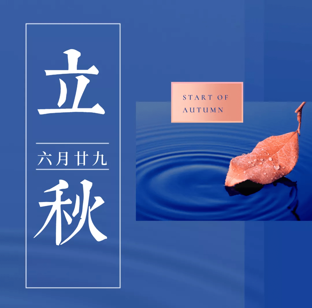 8月7日立秋节气早上好早安打卡.美好的一天,保持微笑