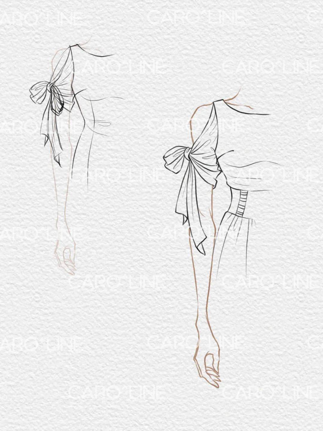 袖子设计小心机!(16款有设计感的袖子设计图 结构纸样图)