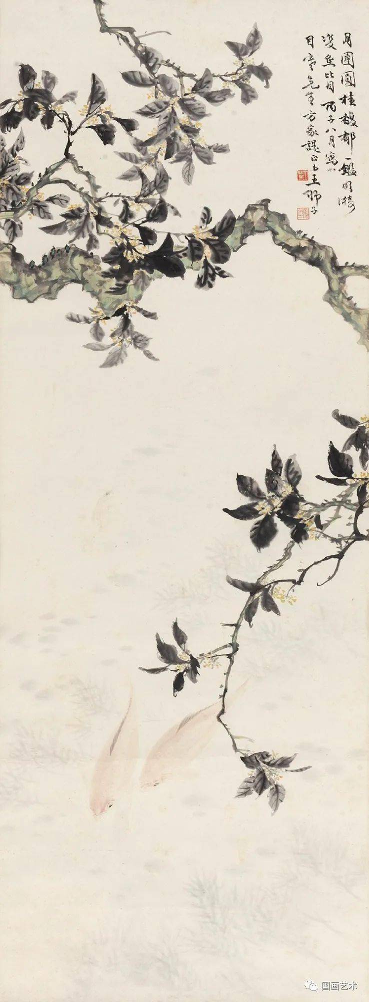 国画名家笔下的桂花
