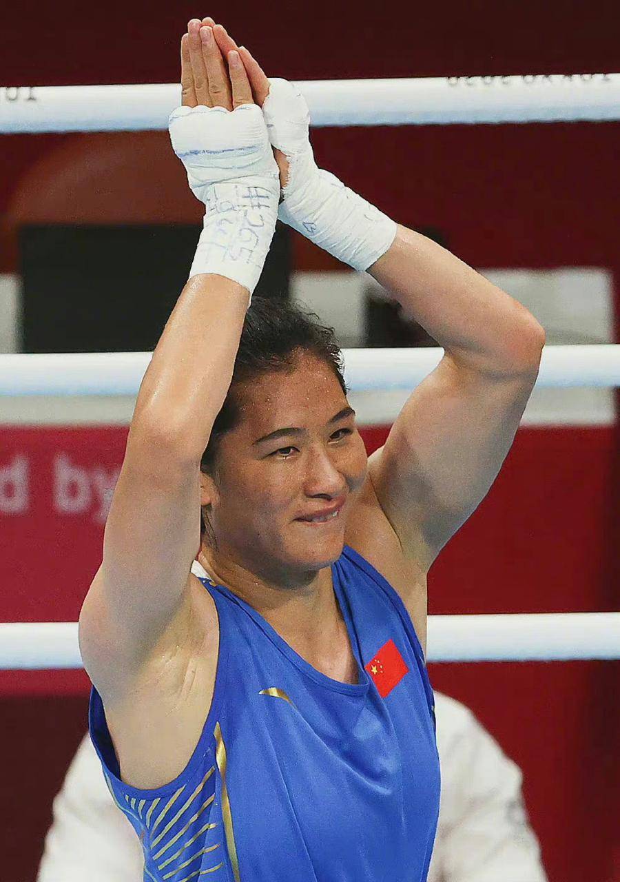 李倩夺得奥运会拳击女子中量级银牌曾是篮球后卫17岁才改练拳击