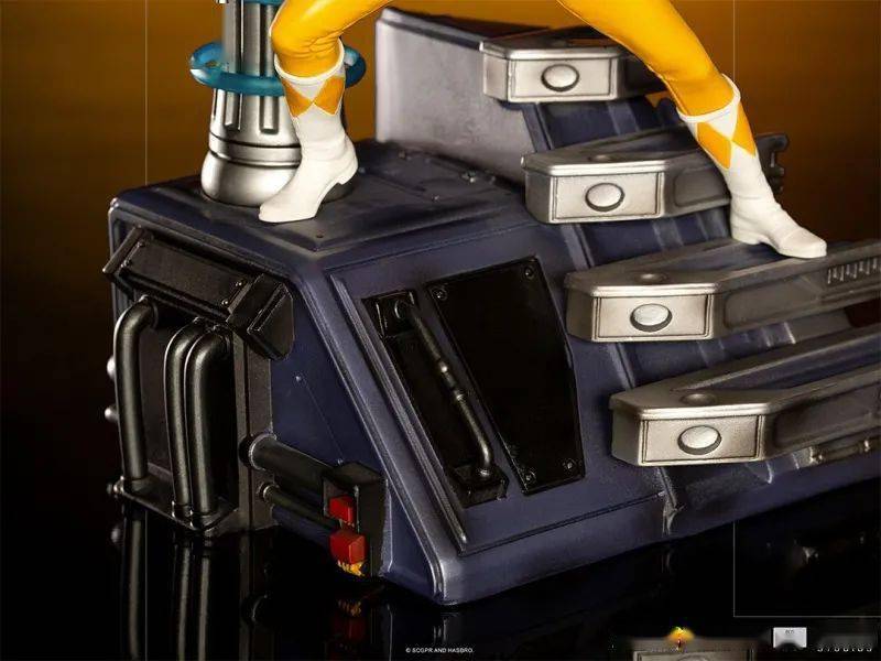 ironstudiosbdsartscale金刚战士红黑蓝黄粉红战士110比例雕像