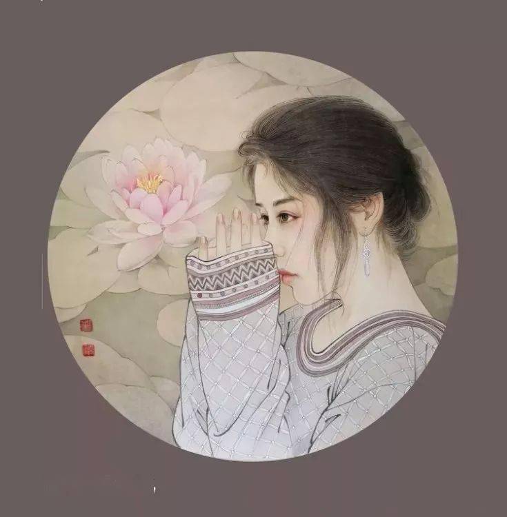 欣赏 | 周雪宁工笔现代人物画23图 时尚生动