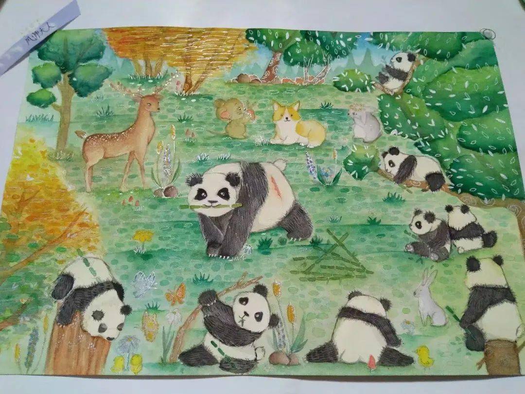 我爱熊猫勇士插画大赛火热进行中