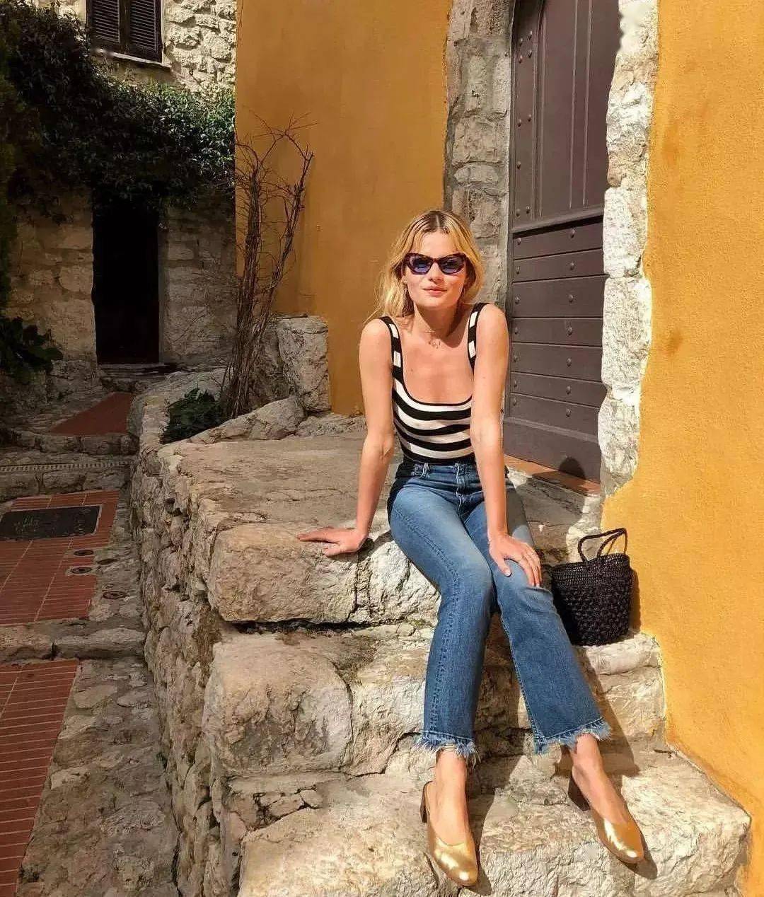 芭蕾|早秋必穿“牛仔裤+仙女鞋”，显气质显高级还显腿长！