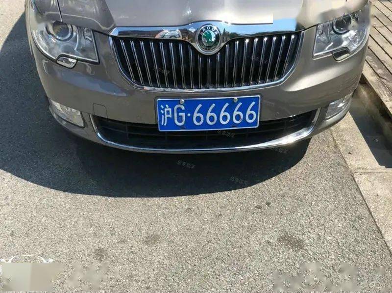 沪牌66666都在什么车上?