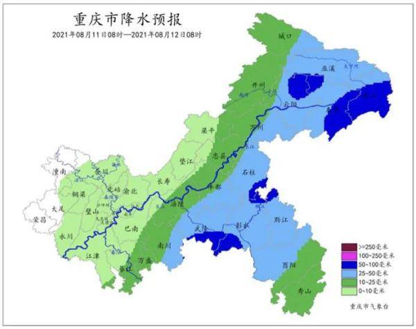 重庆15区县80个雨量站现暴雨 今天局地仍有暴雨 武隆