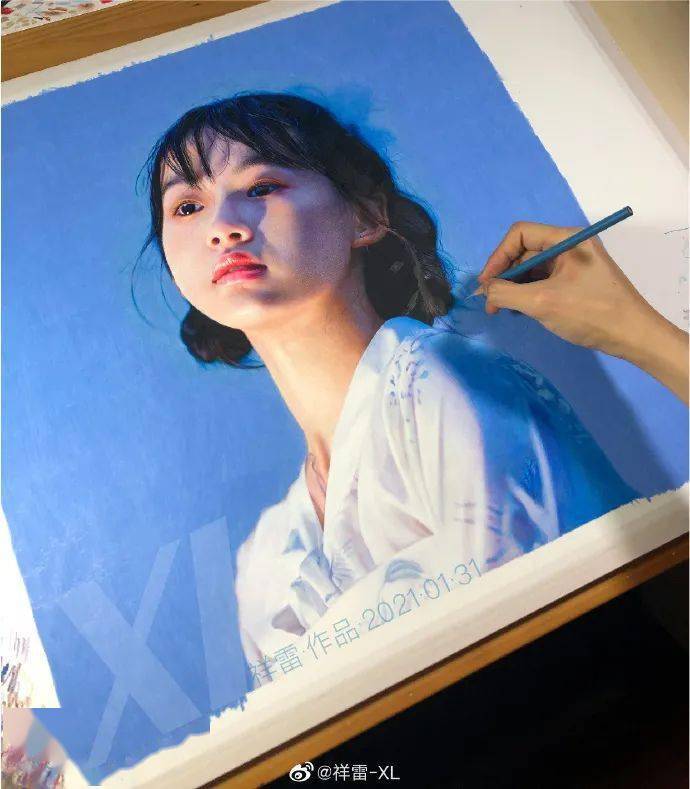 看,他画笔下的美少女太诱惑了!_孟祥雷