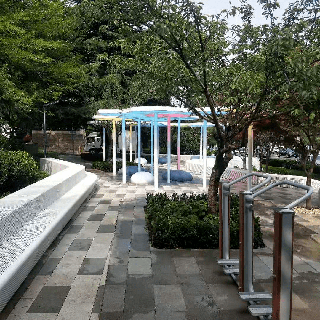 【精致城市】文化路又一游园开放!"拾光园"街角等你