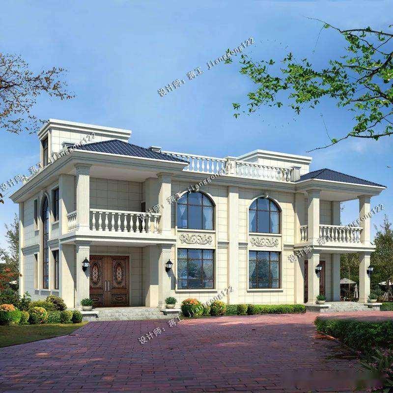 3款平层顶农村别墅看完第一款北方兄弟都要抢着建