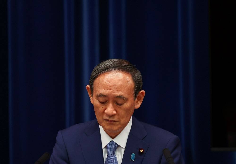 被问"若大陆和美国因台湾起冲突",菅义伟这么回_日本首相