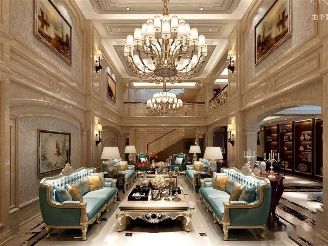 石材家装 | 4套欧式别墅大理石装饰案例