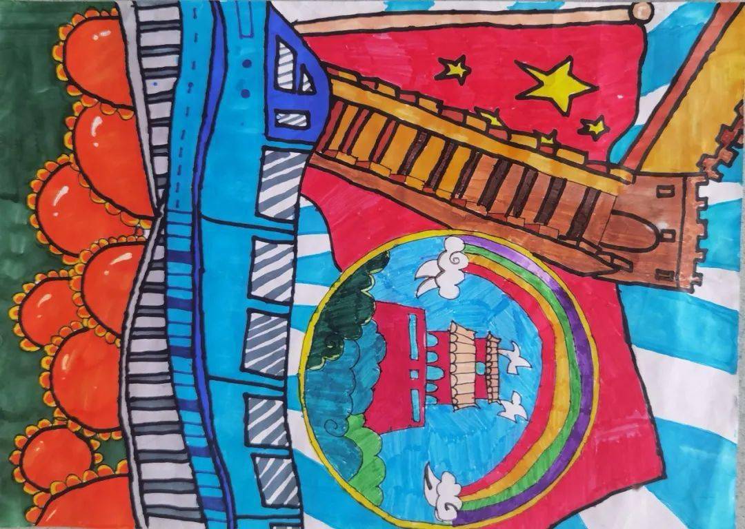 2021年陕西省公共数字文化工程我心中的图书馆暨花儿向阳开少儿绘画