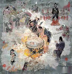 一眉间尺(1)刚和他的母亲睡下,老鼠便出来咬锅盖,使他听得发烦.