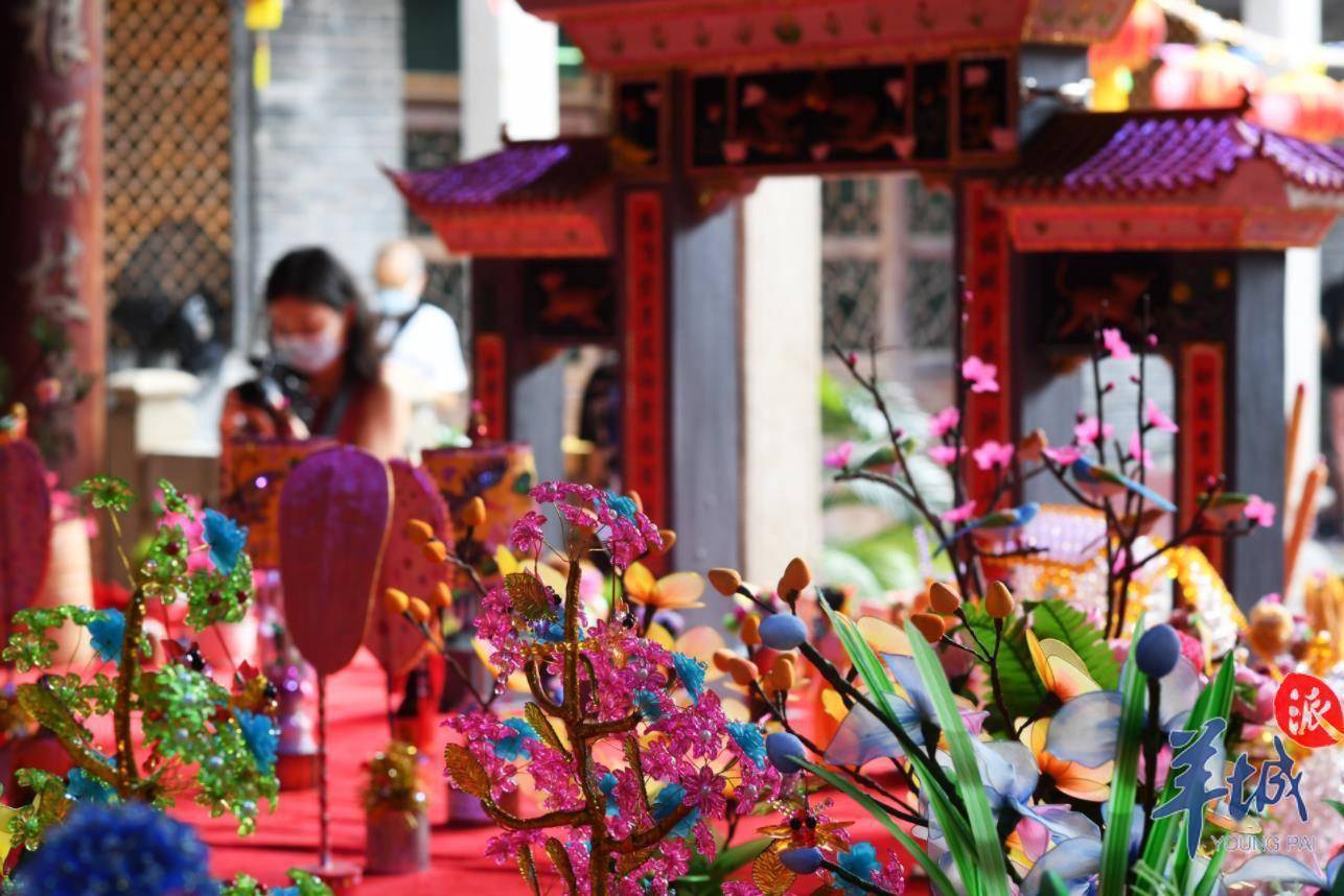 陪你云游七夕!广州珠村巧姐今早"拜七娘"