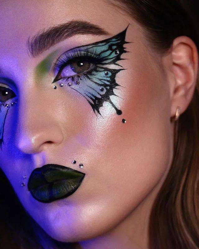 赏析|美妆博主somnitelno妆容集锦_彩绘