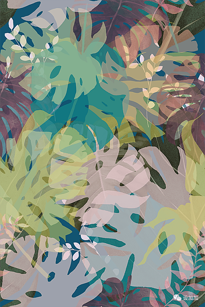 套装|设计图案丨夏季印花 四方连续