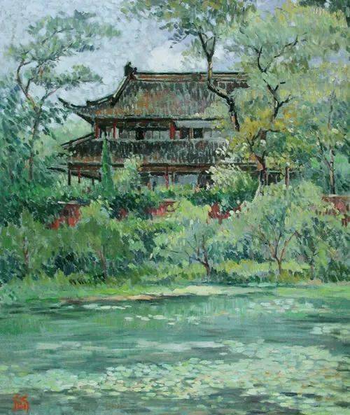 中国现代油画的先驱者用印象派风格画中国的画家