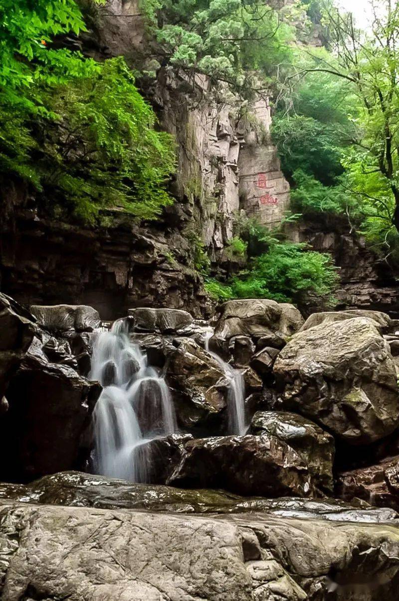 周末1日湖洞水幽幽绿水遍山水帘人少景美享受天然氧吧祛暑纳凉的幽静