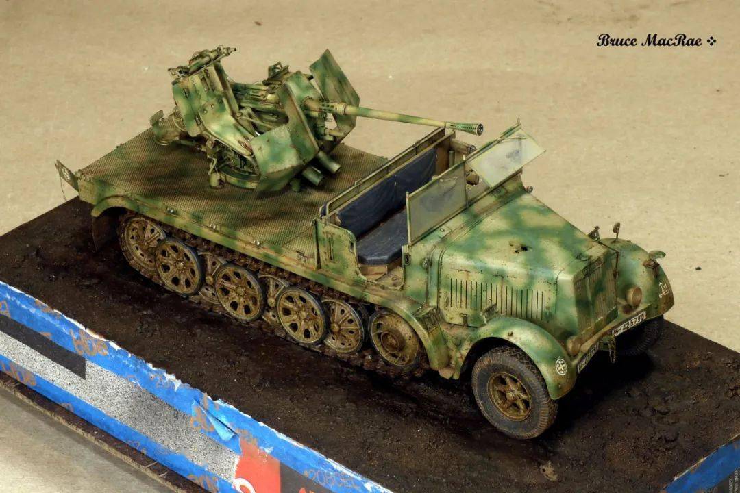 变态细节花费300多小时直做德军半履带高炮车