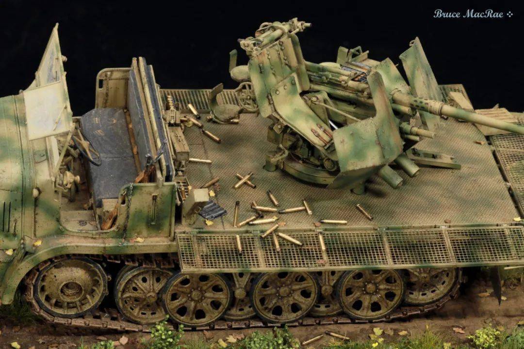 变态细节花费300多小时直做德军半履带高炮车