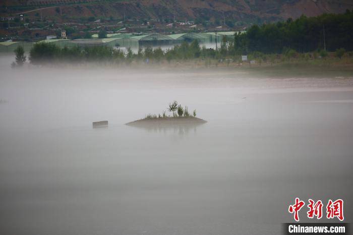 化隆县|青海高原黄河岸畔：云雾缭绕恰似江南水乡