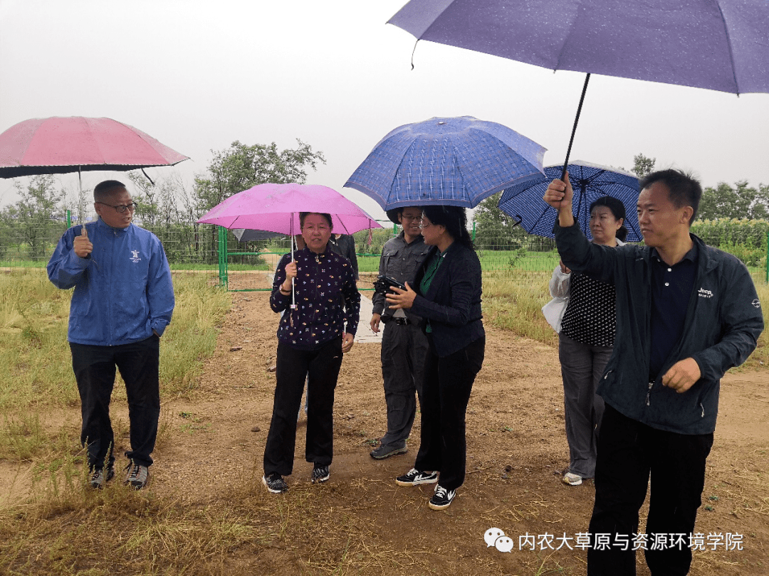 内蒙古农业大学塔娜副校长一行考察内蒙古农牧业科学院综合试验示范