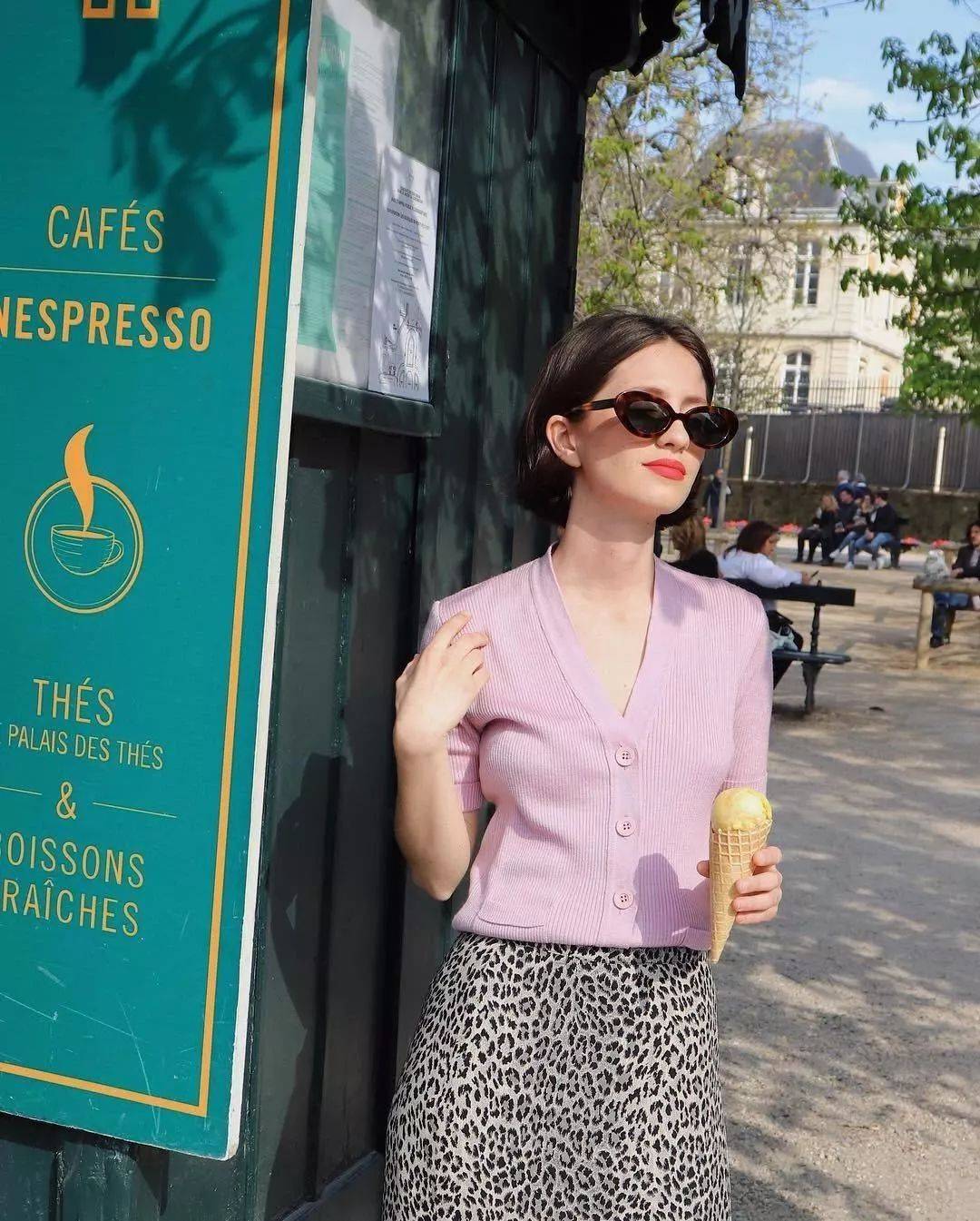 蓝色|初秋换季穿“ 奶奶衫 ”呀，太好穿了！