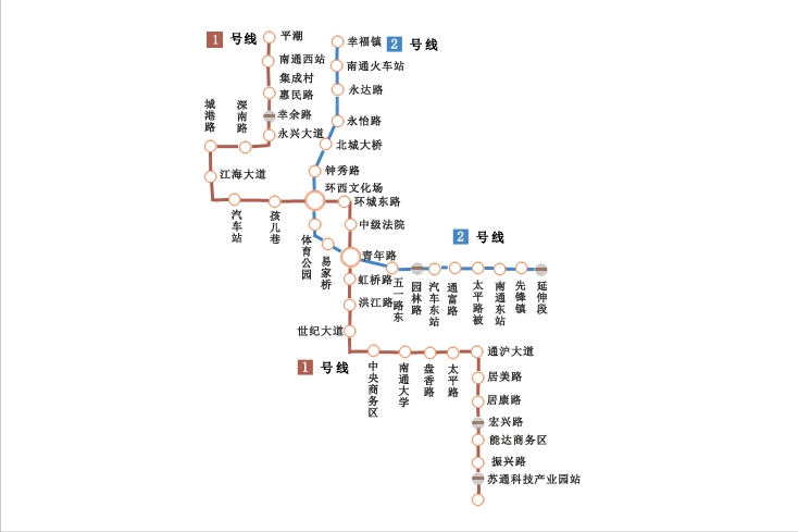 南通地铁地图图片