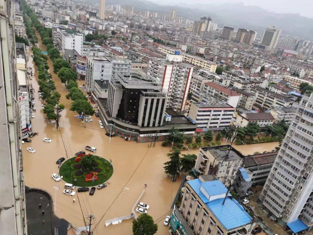 陕西勉县暴雨图片