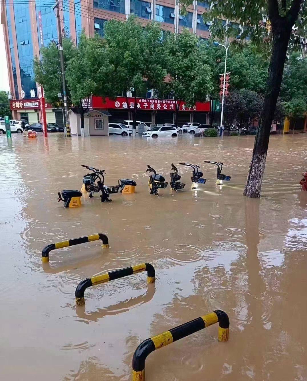 陕西勉县暴雨图片