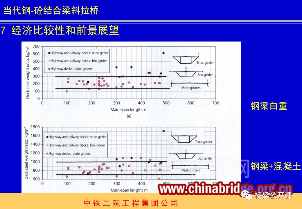 双工字钢-混凝土结合梁斜拉桥;  2.