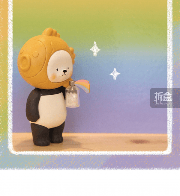 白熊百货planetbear迷你鲷鱼烧熊猫盲盒潮玩手办周边
