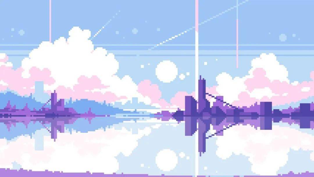 满屏的像素风动漫壁纸你会喜欢麽