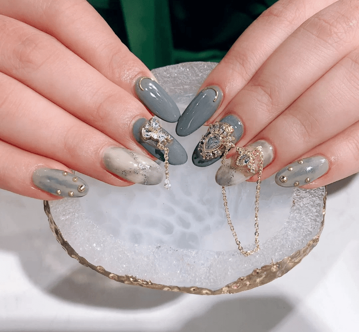 轻奢日式美甲精致仙女必做的款式