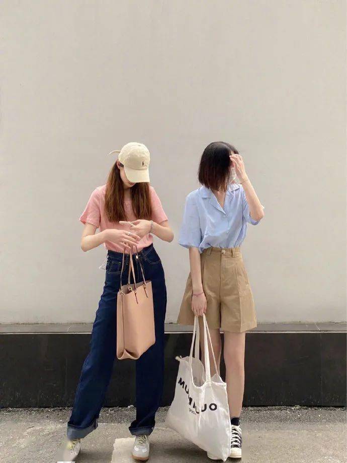 服装搭配 | 一组清爽舒适的闺蜜穿搭图鉴