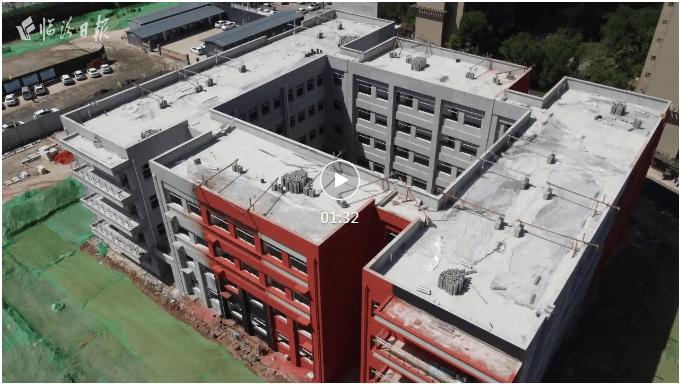 临汾东城这个新小学,8月底交付!_教学楼